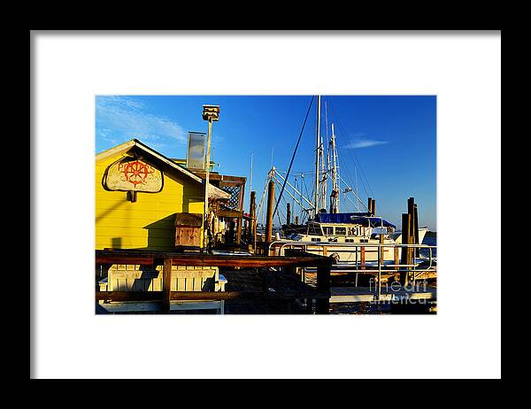 Southport Framed Print featuring the photograph Southport Potters Seafood Pier by Amy Lucid