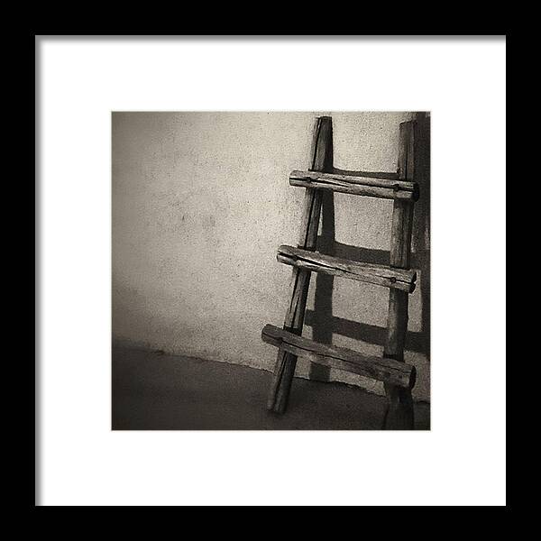 Shadows Framed Print featuring the photograph #southwest #purenm #dukecityigers by Megan Ater