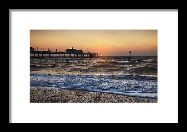 Southwold Framed Print featuring the photograph Southwold Pier by Ian Merton