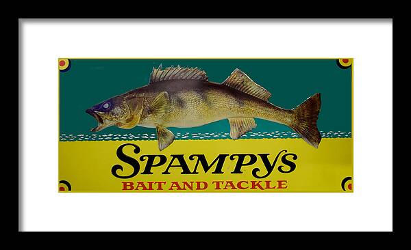 Spampys Bait and Tackle Framed Print