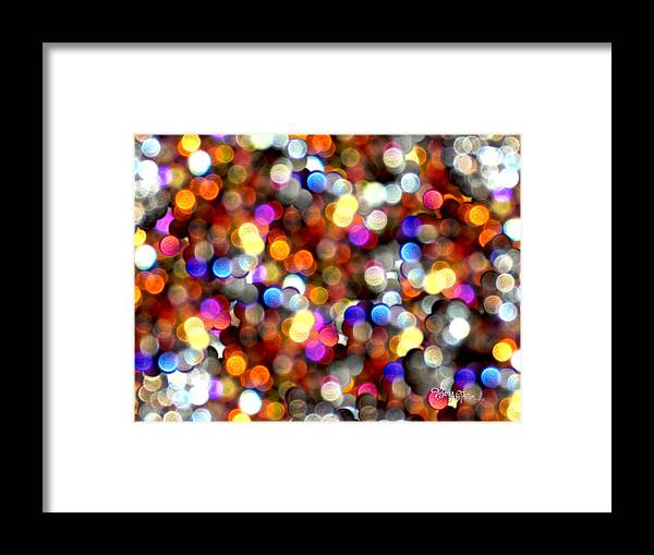 Art Framed Print featuring the photograph Sparkles #8885_4 by Barbara Tristan