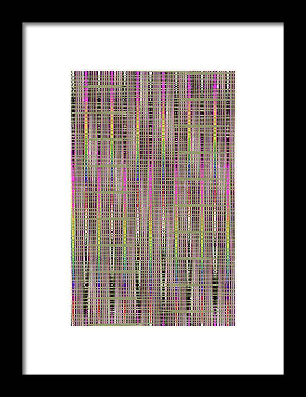 Spectrum Abstract Framed Print featuring the digital art Spectrum Abstract by Tom Janca
