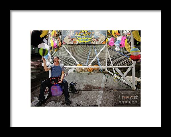 Hoops Framed Print featuring the photograph Spinning His Time by Kathleen K Parker