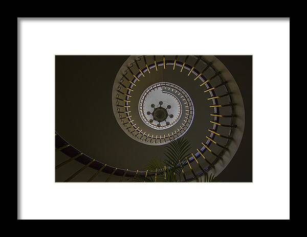 Stairs Framed Print featuring the photograph Spiral by Ramabhadran Thirupattur