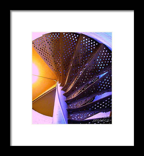 Stairs Framed Print featuring the photograph Spiral Staircase by Colleen Kammerer