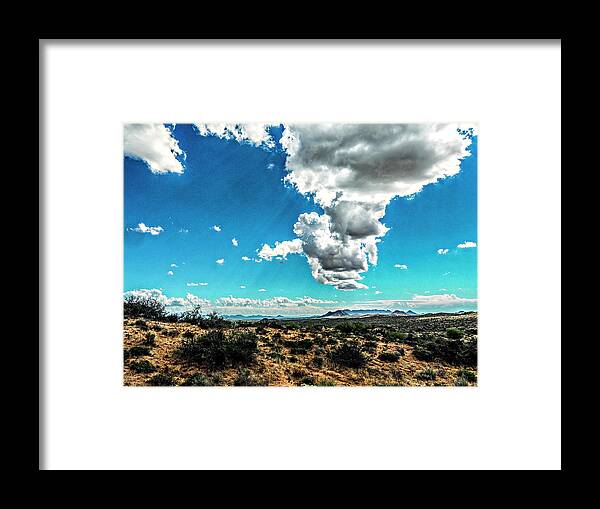 Rebecca Dru Framed Print featuring the photograph Spirit Clouds by Rebecca Dru