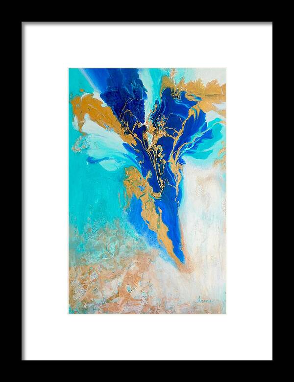 Spirit Dancer Framed Print featuring the painting Spirit Dancer by Irene Hurdle