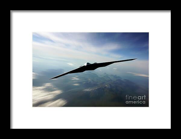 B2 Framed Print featuring the digital art Spirit In The Sky by Airpower Art