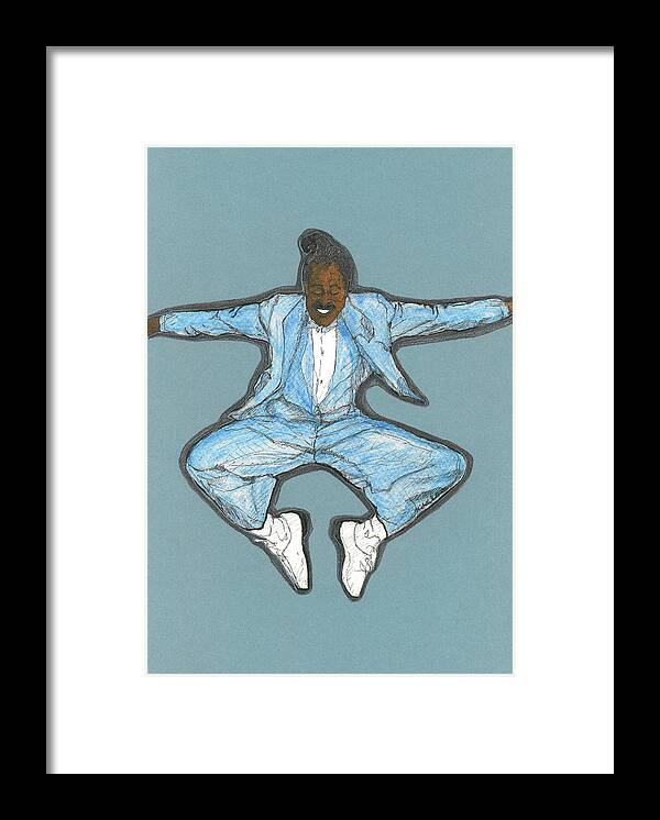 Cab Calloway Framed Print featuring the mixed media Spirit of Cab Calloway by Michelle Gilmore