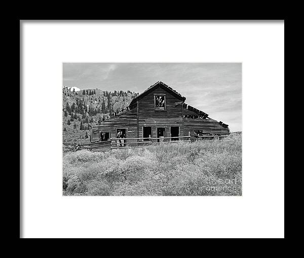 Roadhouse Framed Print featuring the photograph Spirits of the Roadhouse by Ann E Robson