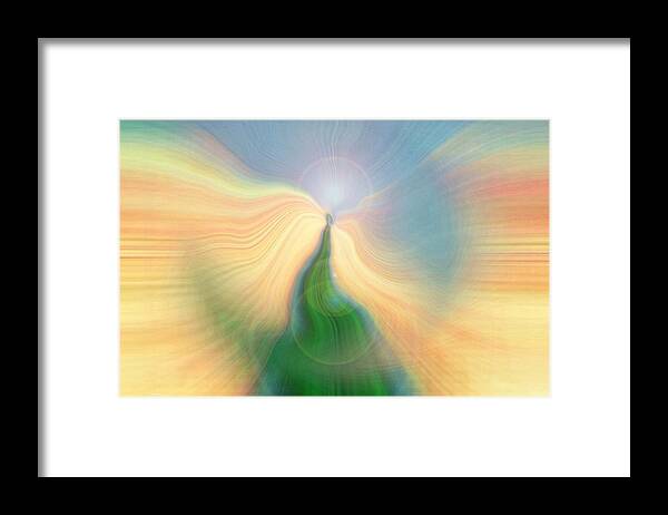 Spiritual Art Framed Print featuring the digital art Spiritual Journeys by Linda Sannuti