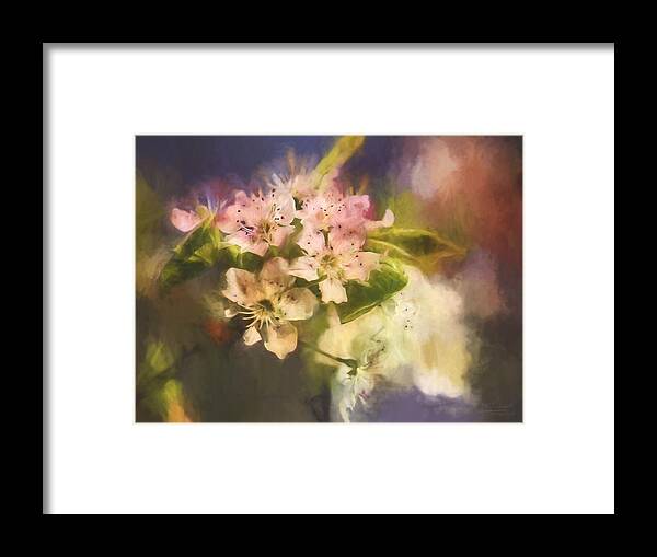 Magnolia Framed Print featuring the painting Splash of Spring by Theresa Campbell