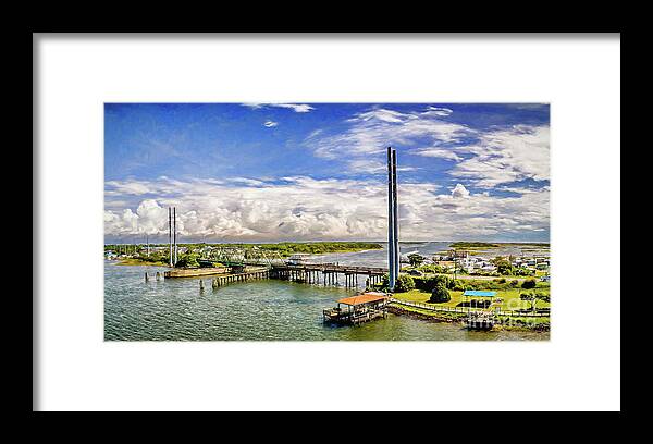 Surf City Framed Print featuring the photograph Splendid Bridge by DJA Images