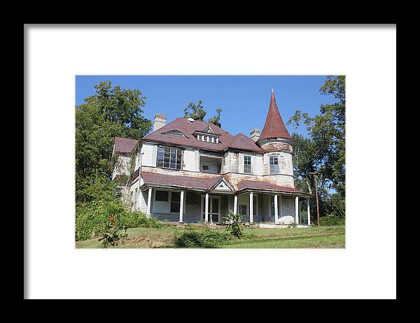 Chester South Carolina Framed Print featuring the photograph Spooky Chester South Carolina House 1 Color by Joseph C Hinson