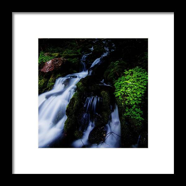 Majestic Framed Print featuring the photograph Spray Park Waterfall by Pelo Blanco Photo