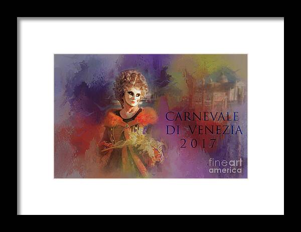 Carnival Framed Print featuring the digital art Sprezzatura by Jack Torcello