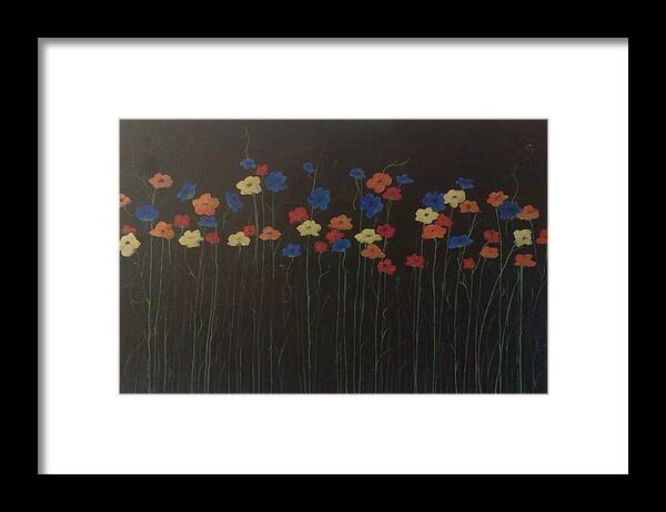 Spring Framed Print featuring the painting Spring Burst by Gousalya Siva