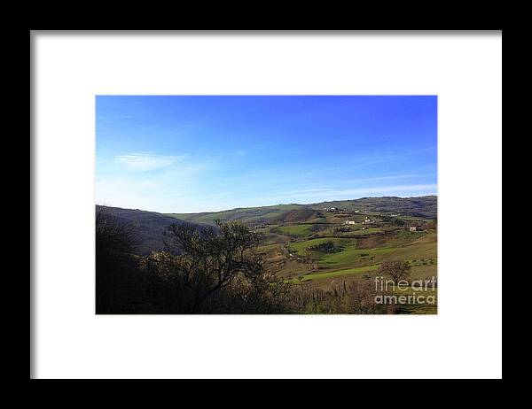 Italy Framed Print featuring the photograph Spring in Casacalenda by Mariana Costa Weldon