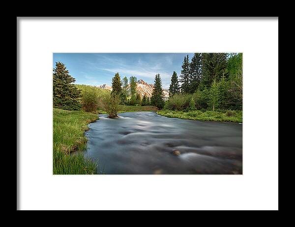 Stream Framed Print featuring the photograph Spring Melt by Denise Bush