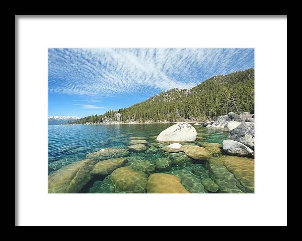 Lake Tahoe Framed Print featuring the photograph Spring Shores by Sean Sarsfield