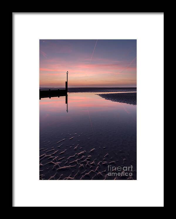 Rhyl Sunset Framed Print featuring the photograph Spring Sunset by Adrian Evans