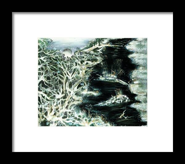 Spring Thaw Framed Print featuring the painting Spring Thaw by Ione Citrin