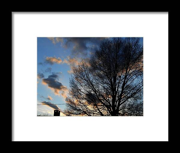 Photography Framed Print featuring the digital art Springfield Evening 2013-02-14 by Jeff Iverson