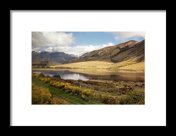 New Zealand Framed Print featuring the photograph Springtime in New Zealand by Cheryl Strahl