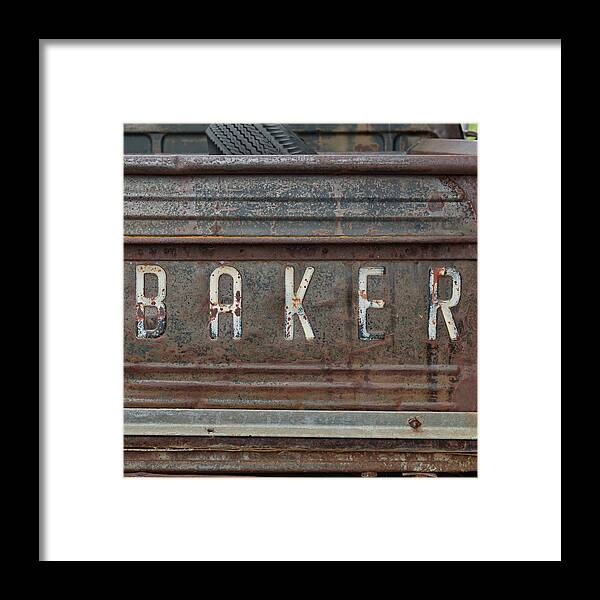 Americana Framed Print featuring the photograph Square Baker Studebaker by Bert Peake