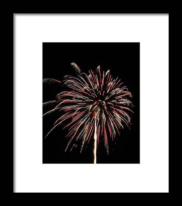 Fireworks Framed Print featuring the photograph Squiggles 30 by Pamela Critchlow