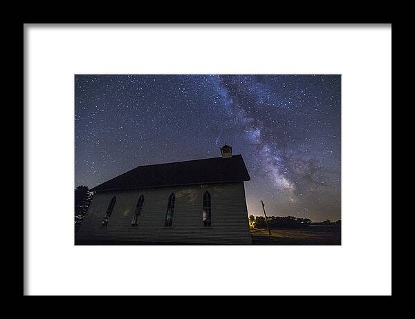 Meteors Framed Print featuring the photograph St. Anns 3 by Aaron J Groen
