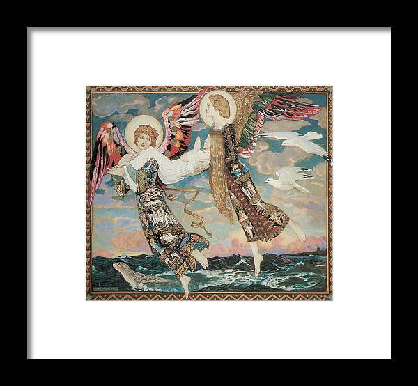 John Duncan Framed Print featuring the painting St. Bride by John Duncan
