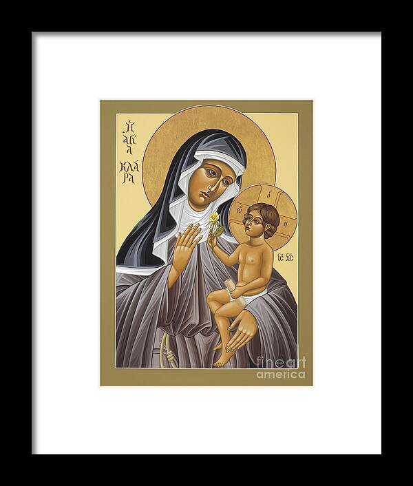St Clare's Apparition Of The Holy Child Framed Print featuring the painting St Clare's Apparition of The Holy Child 027 by William Hart McNichols