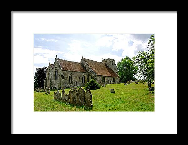 Europe Framed Print featuring the photograph St George's Church, Arreton by Rod Johnson