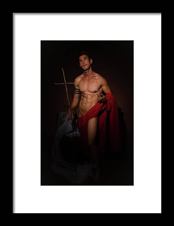 Saint Framed Print featuring the photograph St. John the Baptist by Rick Saint