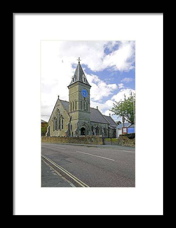 Europe Framed Print featuring the photograph St John The Evangelist Church at Wroxall by Rod Johnson
