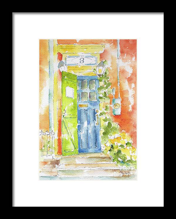 Impressionism Framed Print featuring the painting St Johns Jelly Bean At 8 Wood Street by Pat Katz