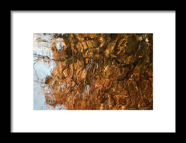 Abstract Framed Print featuring the photograph St. Johns reflection I by Stacey Sather