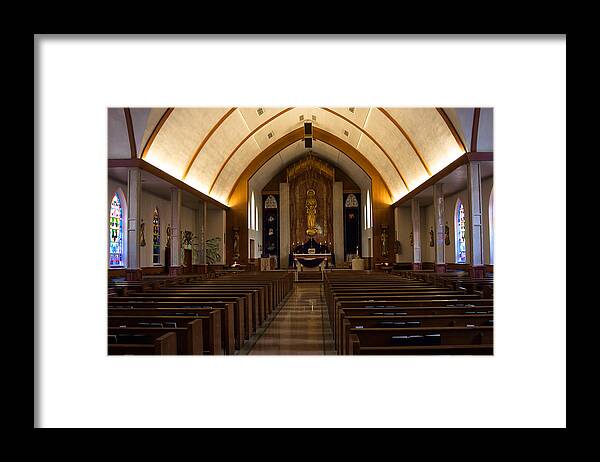 St. Josephs Framed Print featuring the photograph St. Josephs Catholic Church by Monte Stevens