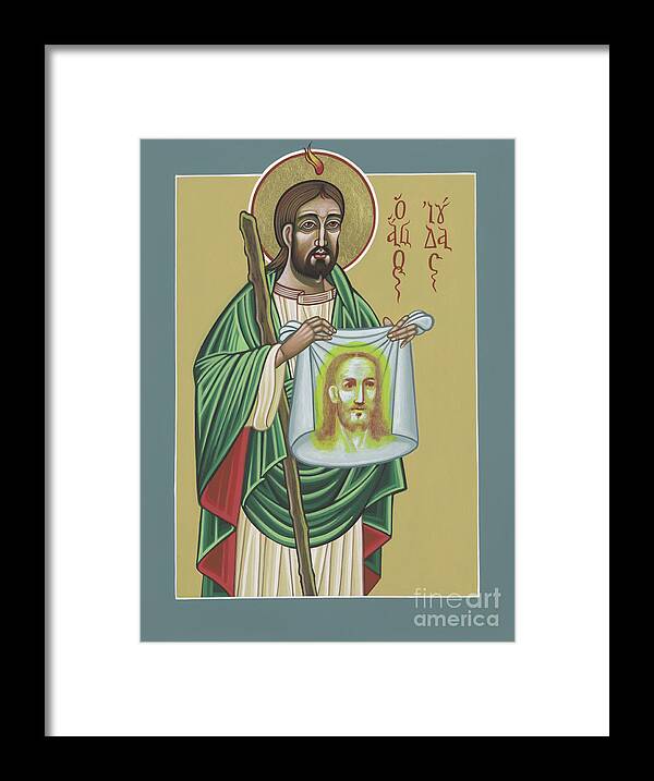 St Jude Patron Of The Impossible Framed Print featuring the painting St Jude Patron of the Impossible 287 by William Hart McNichols