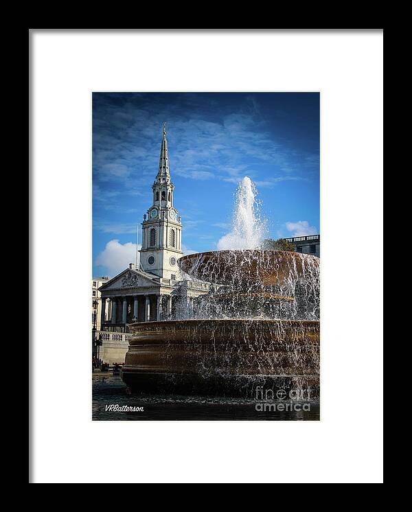 St-martin-in-the-fields Framed Print featuring the photograph St Martin in the Fields London by Veronica Batterson