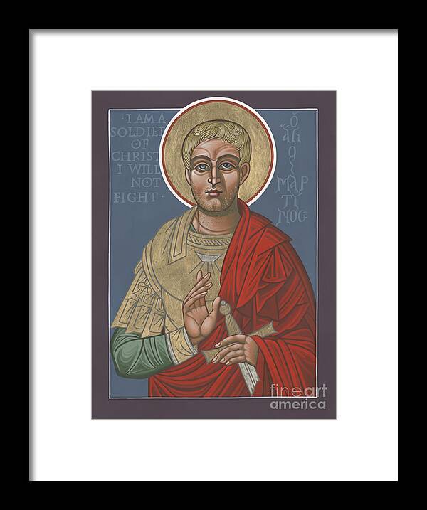 St Martin The Soldier Of Christ Framed Print featuring the painting St Martin the Soldier of Christ 234 by William Hart McNichols
