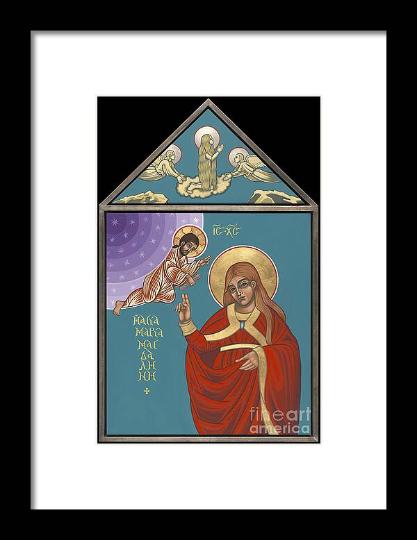 St Mary Magdalen Framed Print featuring the painting St Mary Magdalen Contemplative of Contemplatives 203 by William Hart McNichols