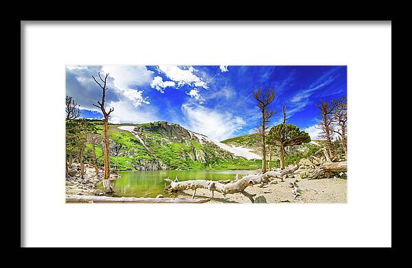 Colorado Framed Print featuring the photograph St. Mary's Glacier by Mark Andrew Thomas