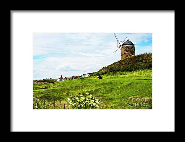 Windmill Framed Print featuring the photograph St Monans Windmill by Mary Jane Armstrong