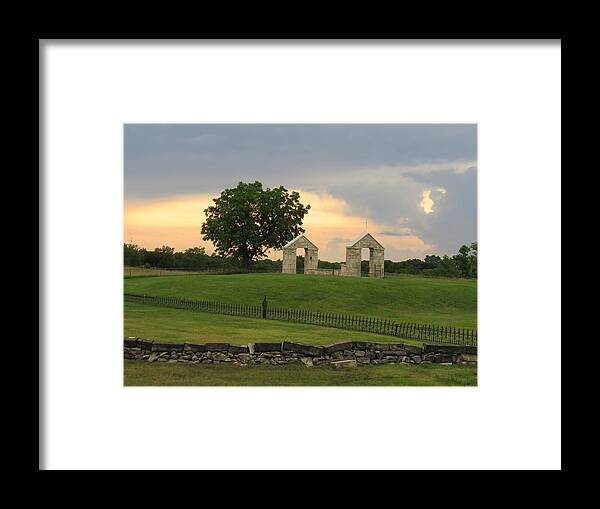 Church Framed Print featuring the photograph St. Patrick's Mission Church Memorial by Keith Stokes
