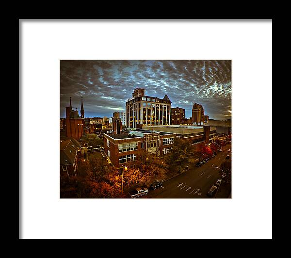  Framed Print featuring the photograph St. Paul Twilight by Just Birmingham