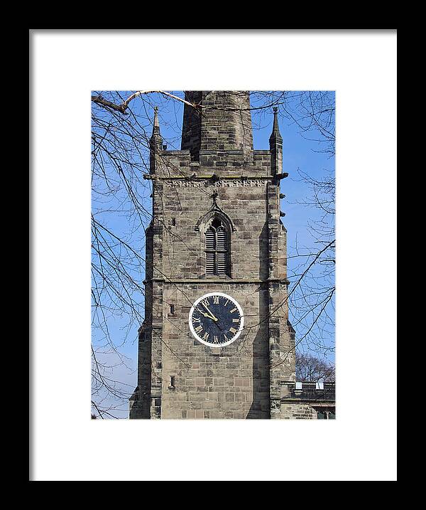 Europe Framed Print featuring the photograph St Wystan's Bell Tower by Rod Johnson