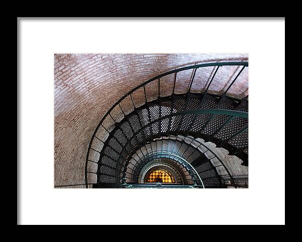 Lighthouse Framed Print featuring the photograph Staircase by Patrick Flynn