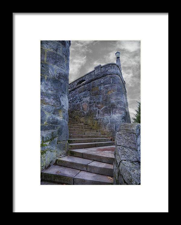 Castle Framed Print featuring the photograph Stairs of Stone by Steve McKinzie